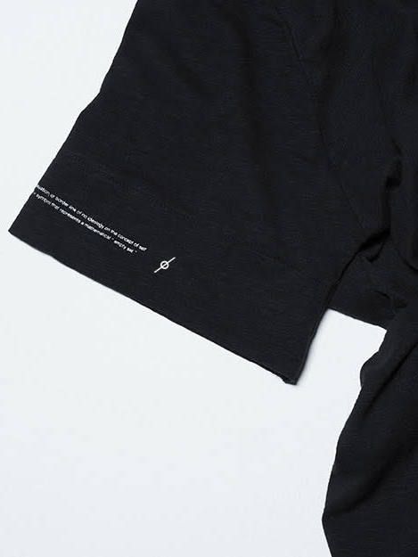 NILoS - バック家紋Tシャツ - NILøS BACK KAMON T BLACK | ADDICT WEB SHOP