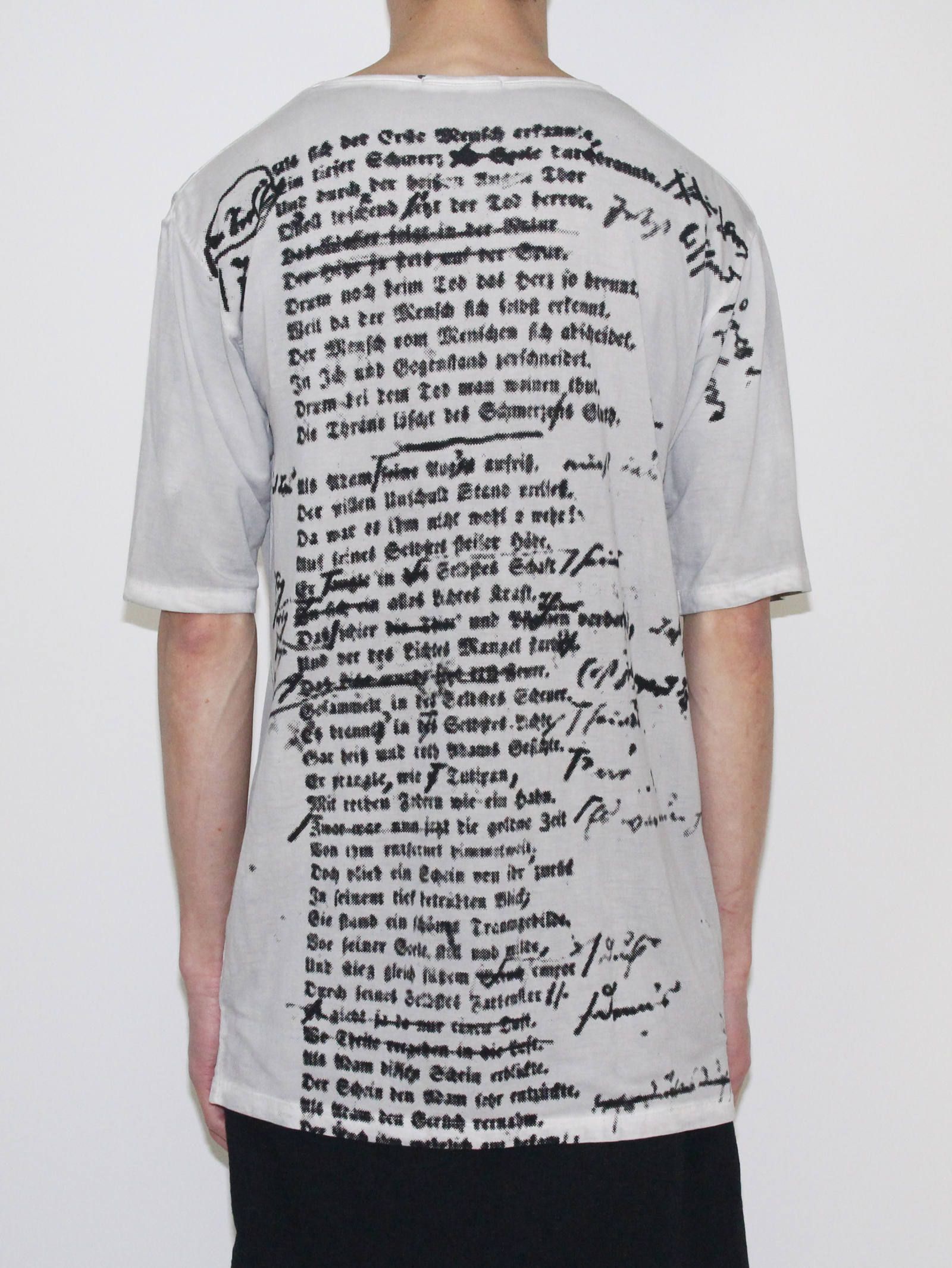 プリントTシャツ - バックプリント