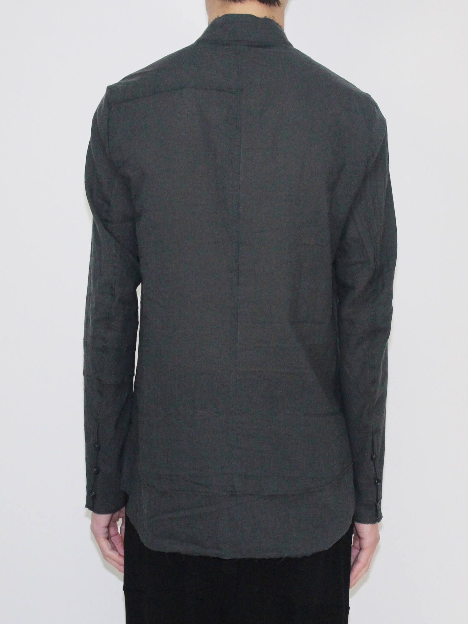 シルクコットンカットオフシャツ - Silk Cotton Cut Off Shirt