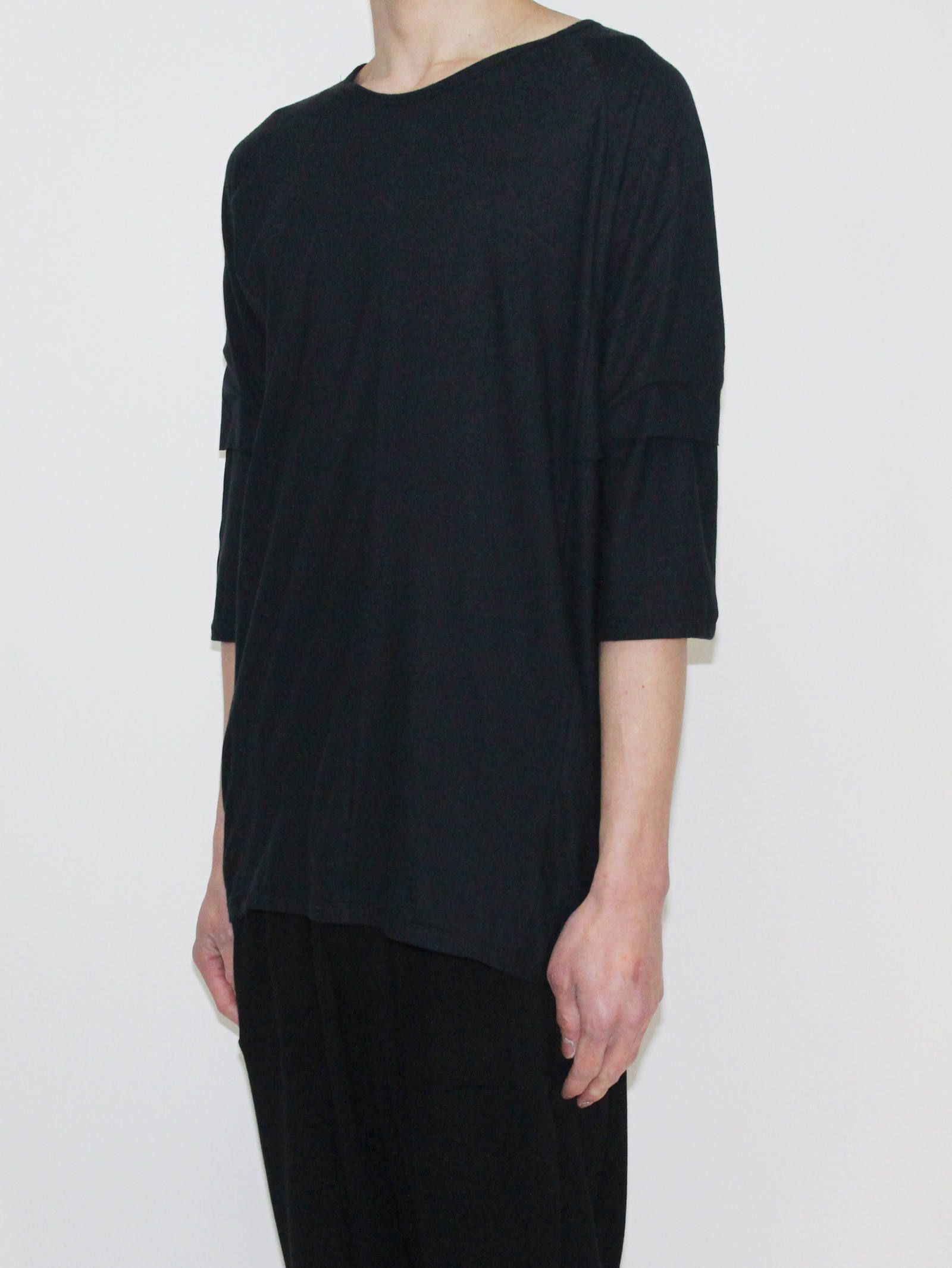 レイヤードドルマンティーシャツ - Layered Dolman T-Shirt