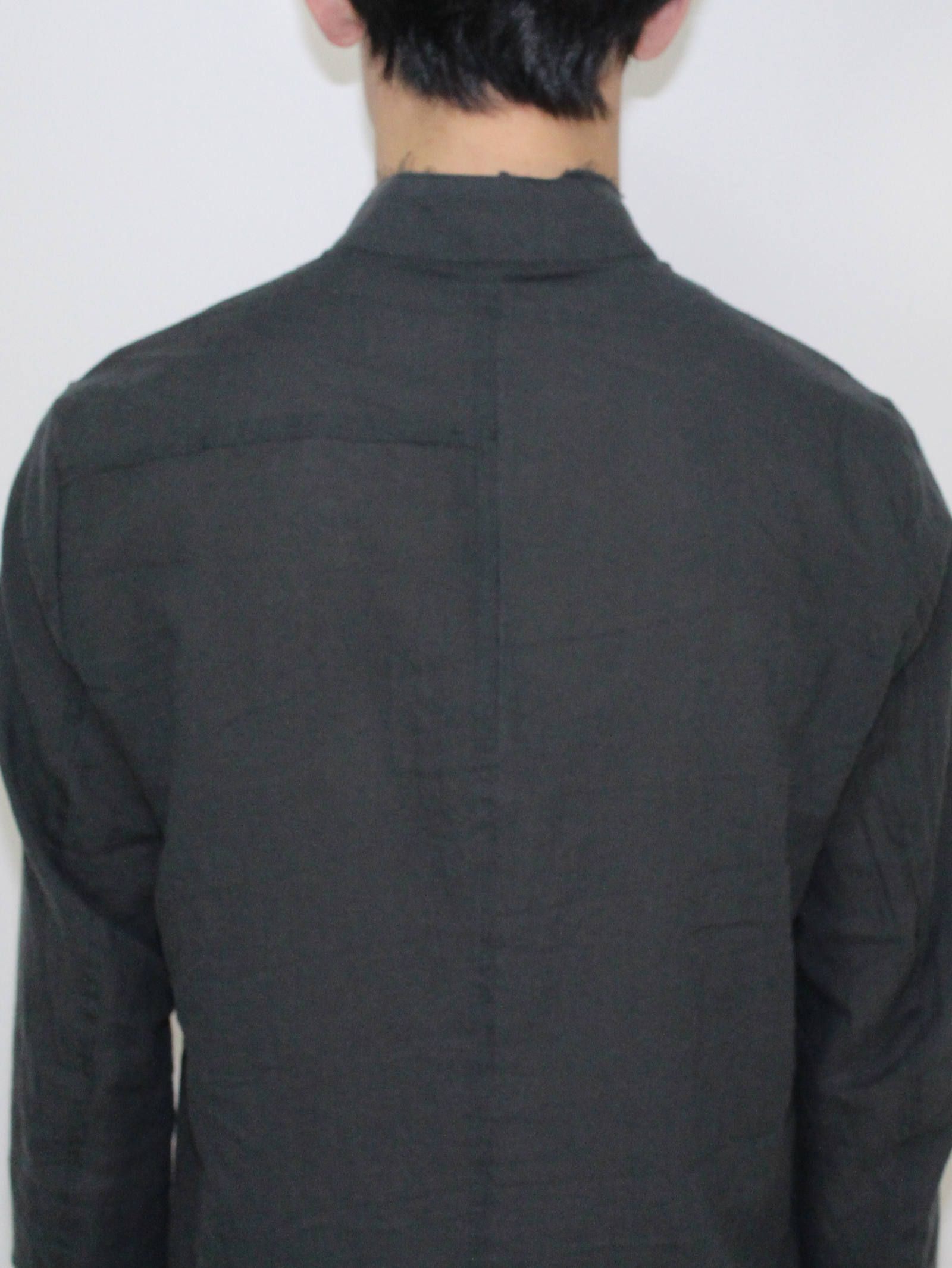 シルクコットンカットオフシャツ - Silk Cotton Cut Off Shirt