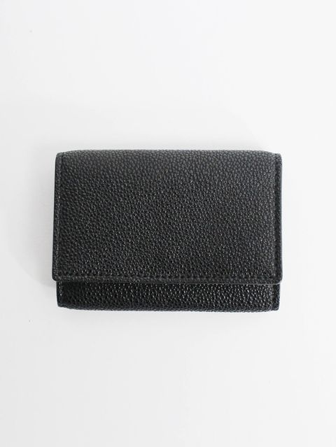 漆塗りフォールドカードケース - Fold Card Case M urusi steer oil