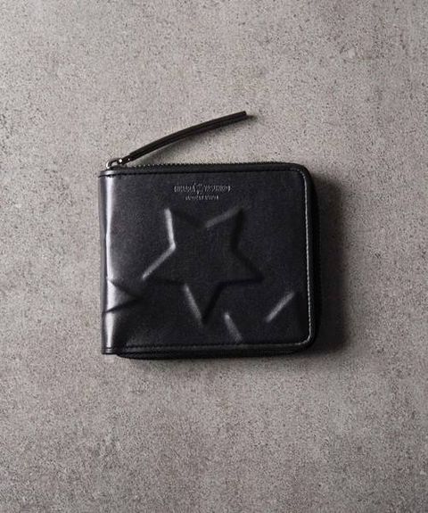 スタースモールウォレット - star small wallet - BLACK