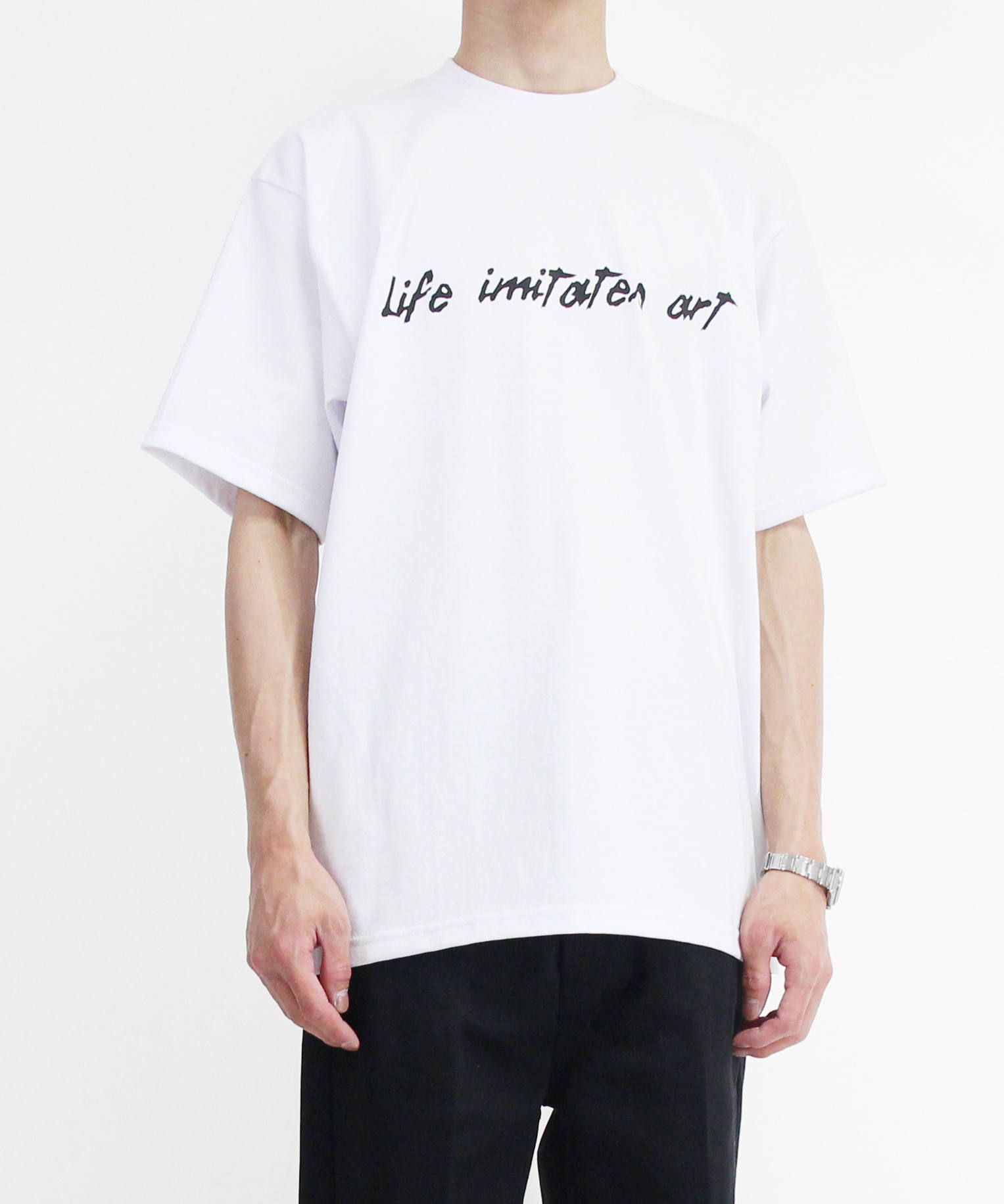 CLANE HOMME - メンズプリントTシャツ - BRUSH WRITING T/S - WHITE ...