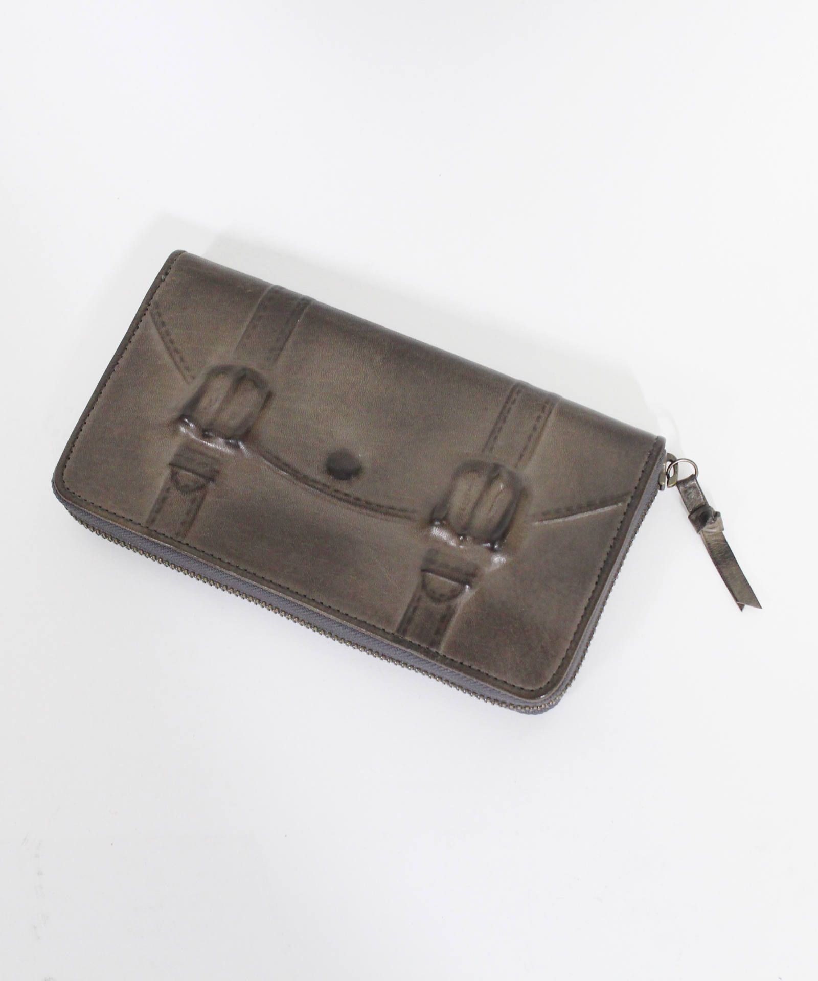炙り出し長財布 BLACK