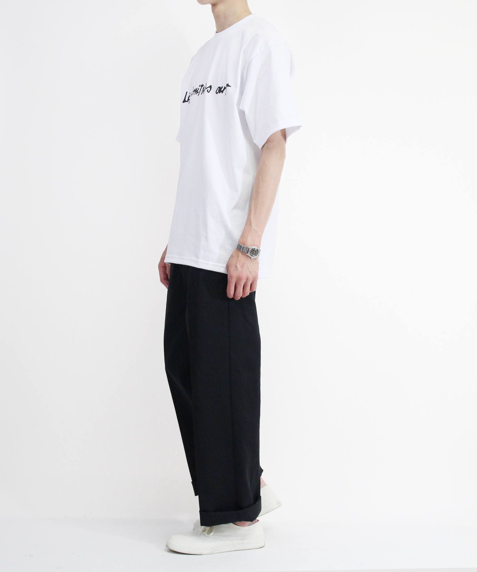 ディッキーズストレートパンツ - CLANE HOMME×Dickies STRAGHT PANTS BLACK
