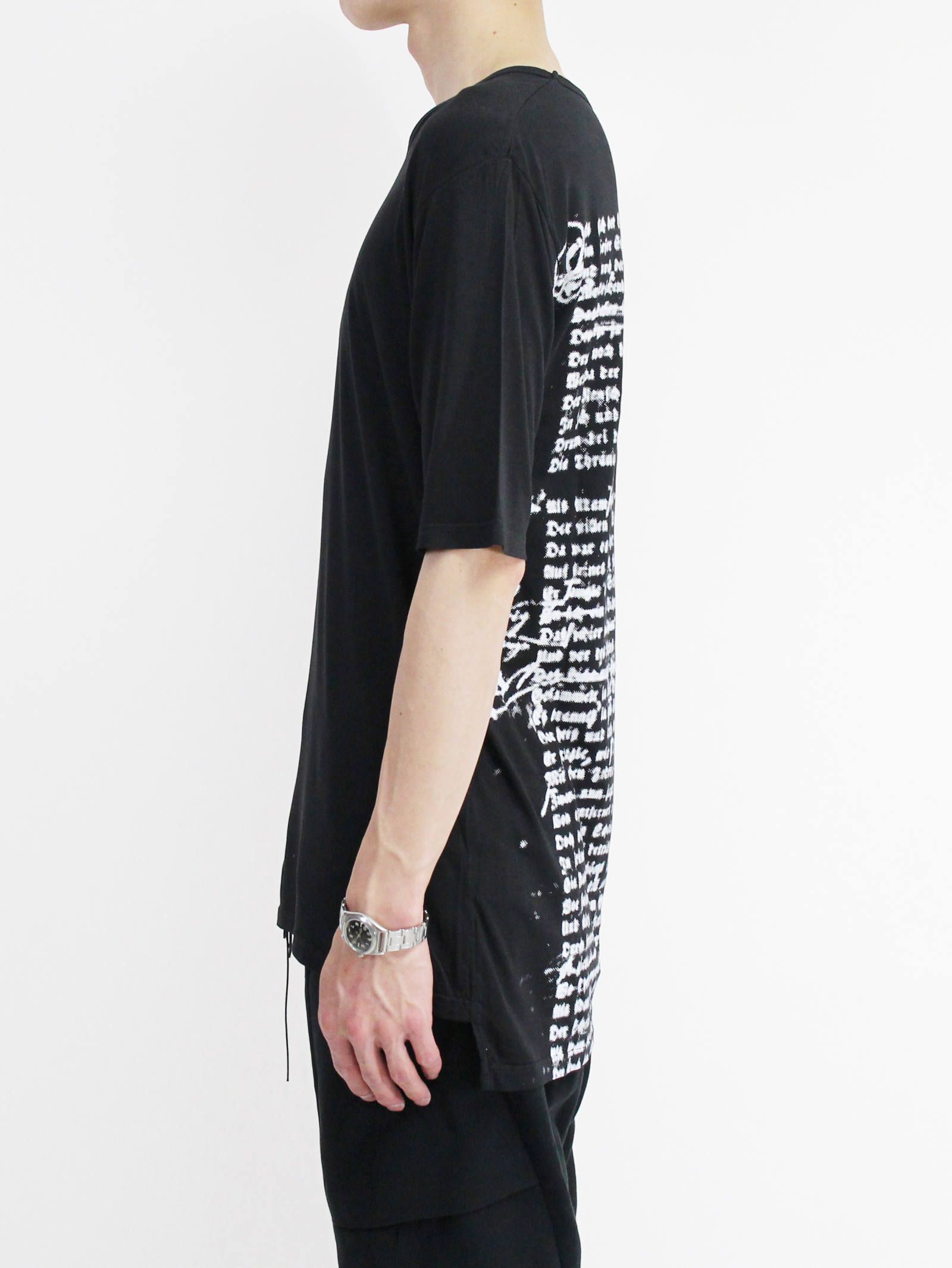 プリントTシャツ - バックプリント - BLACK