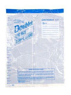 オーバーサイズパッケージシャツ - OVER SIZED FREEZER BAG PACKAGE SHIRT - WHITE