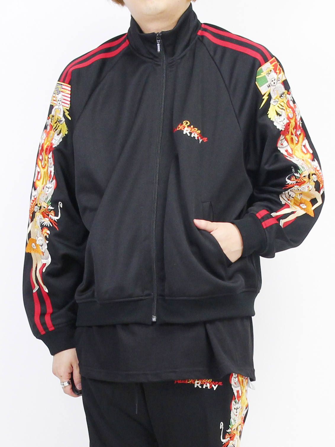 doublet - カオス刺繍ジャージブルゾン - CHAOS EMBROIDERY TRACK JAKET | ADDICT WEB SHOP