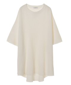 サーマルビッグTシャツ - WHITE