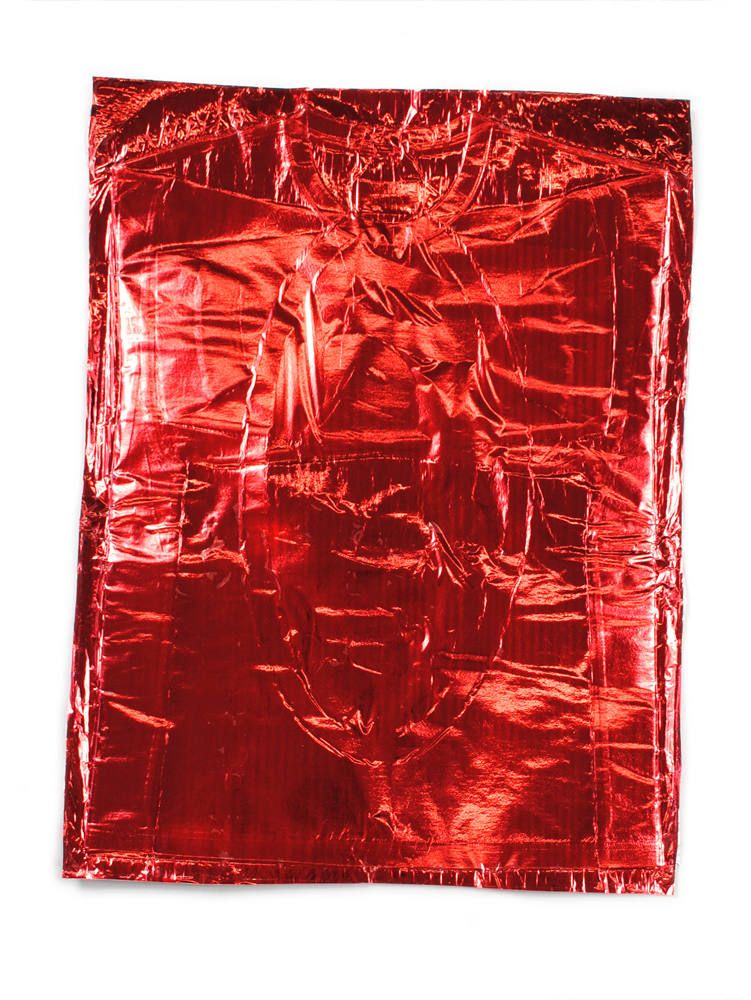 スナックホイルパッケージロングスリーブカットソー - SNACK FOIL PACKAGE LONG SLEEVE T-SHIRT - RED