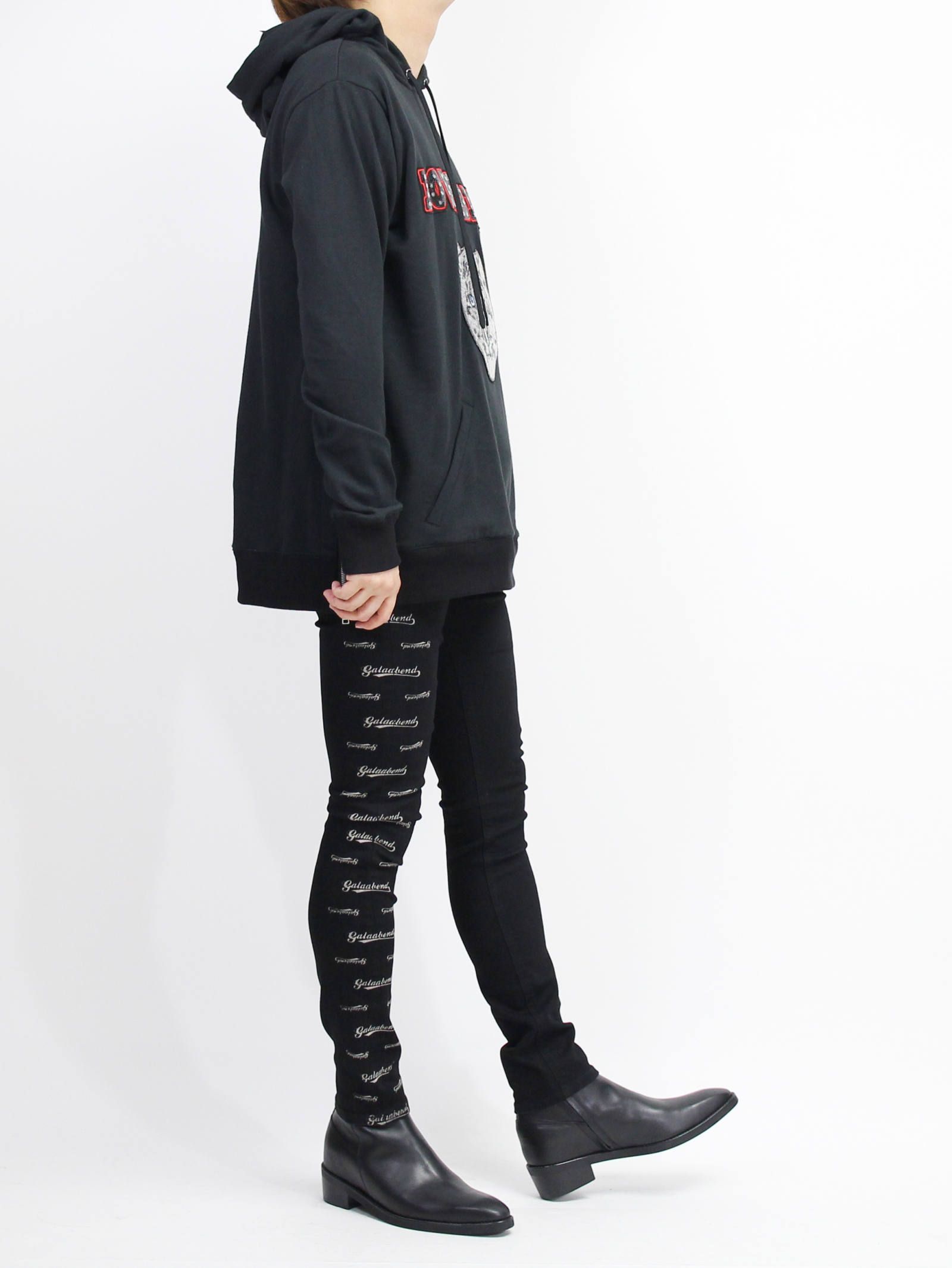 EXフィットデニム - rogo配列 側章 skinny