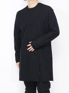 縮絨ウールプルオーバーニット