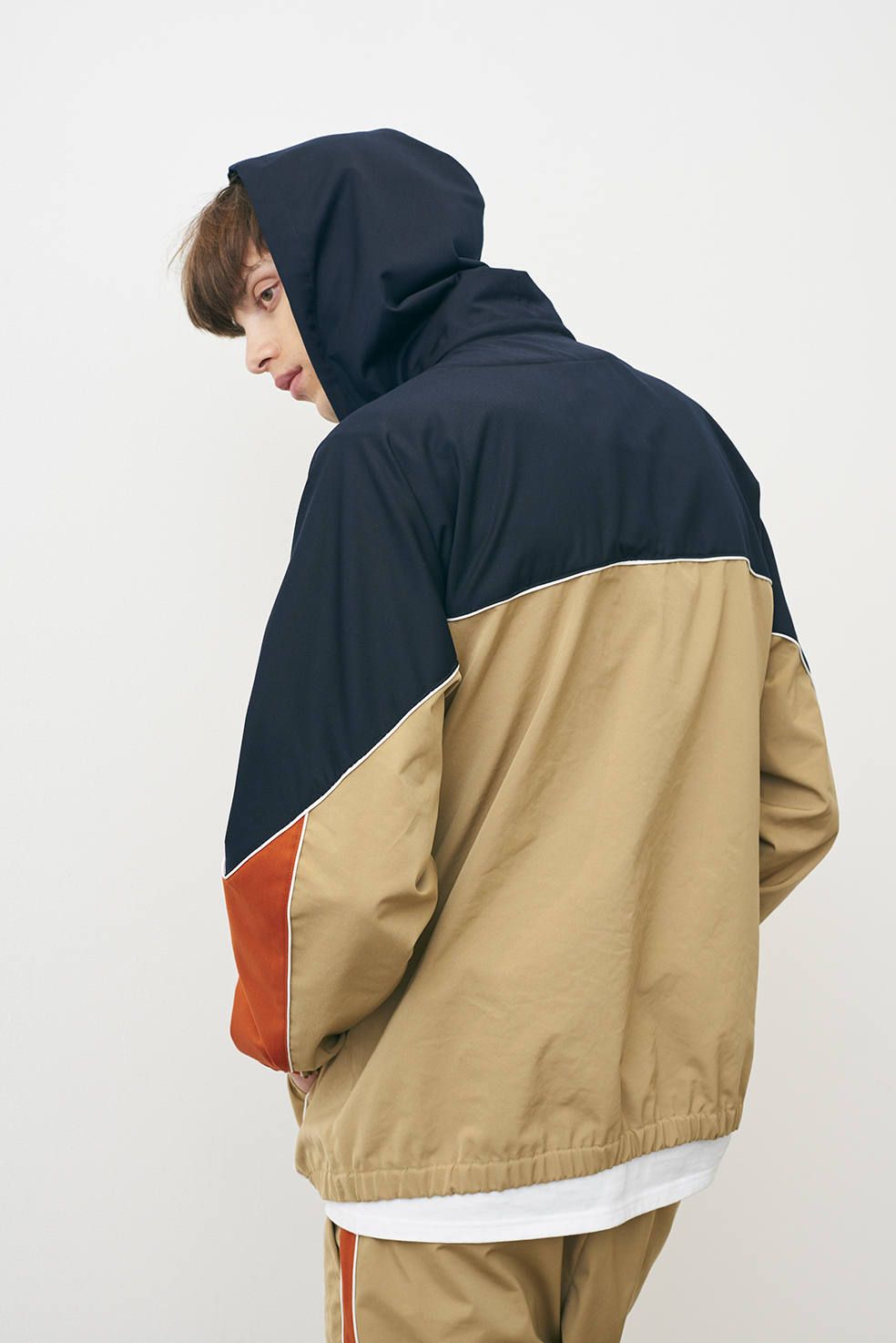 マルチカラーパーカー - MULTI COLOR PARKA - BEIGE