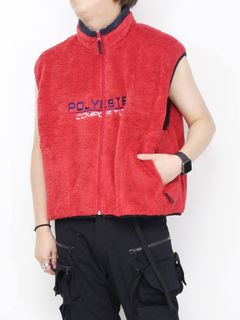 ポリエステルフリースベスト - "POLYESTER" FLEECE VEST”