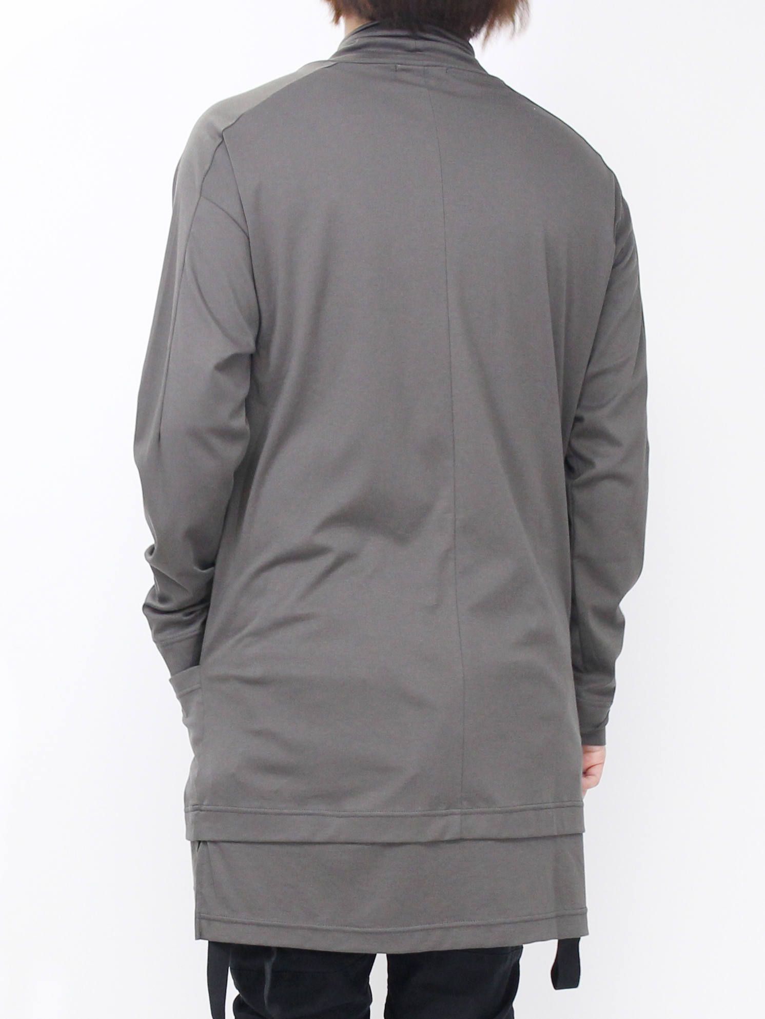 スムースタートルネック長袖カットソー - OLIVE