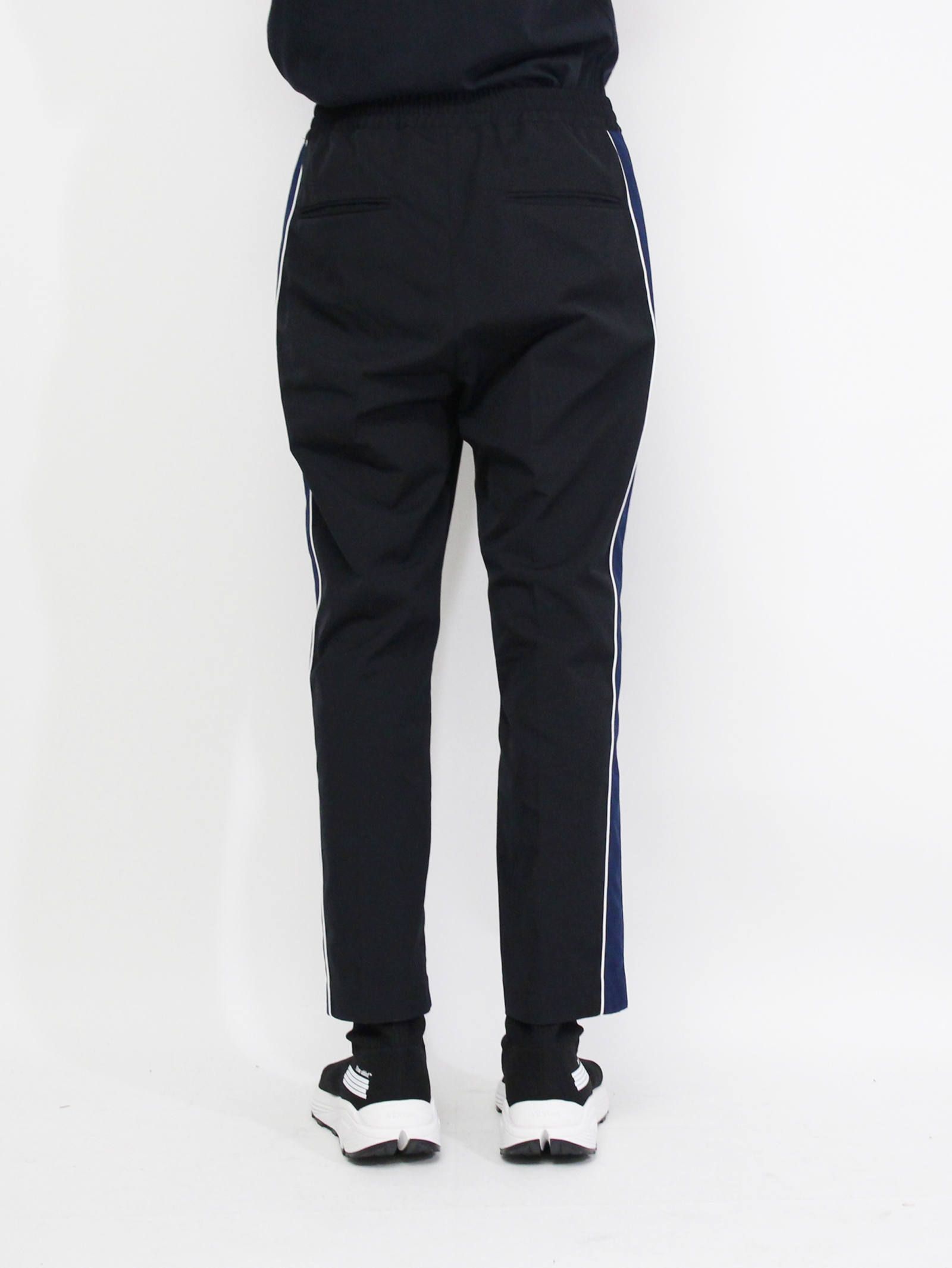 CLANE HOMME - イージーパンツ - EASY LINE PANTS - BLACK | ADDICT