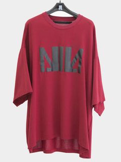 【先行予約】 ニルズビッグTシャツ -  NIL BIG T-SHIRT - BLOOD