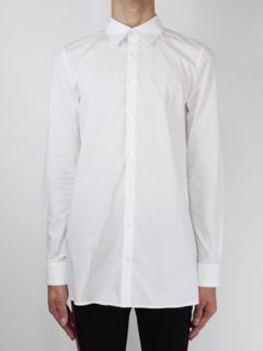ブロードクロスストレッチシャツ - WHITE