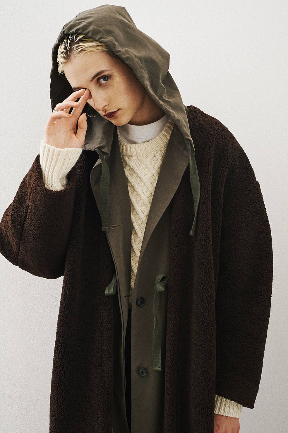 CLANE - ミリタリーレイヤーボアコート - MILITARY LAYER BOA COAT | ADDICT WEB SHOP