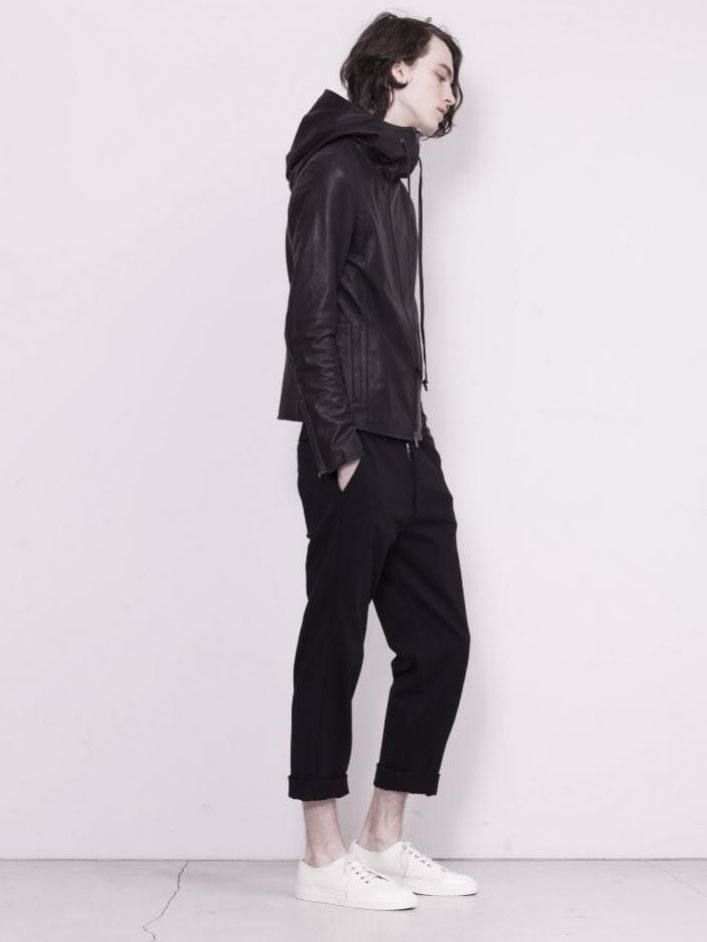 DOMENICO+SAVIO - 【亀梨和也 着用】 フードレザージャケット - HOODED LEATHER JACKET MEN'S |  ADDICT WEB SHOP