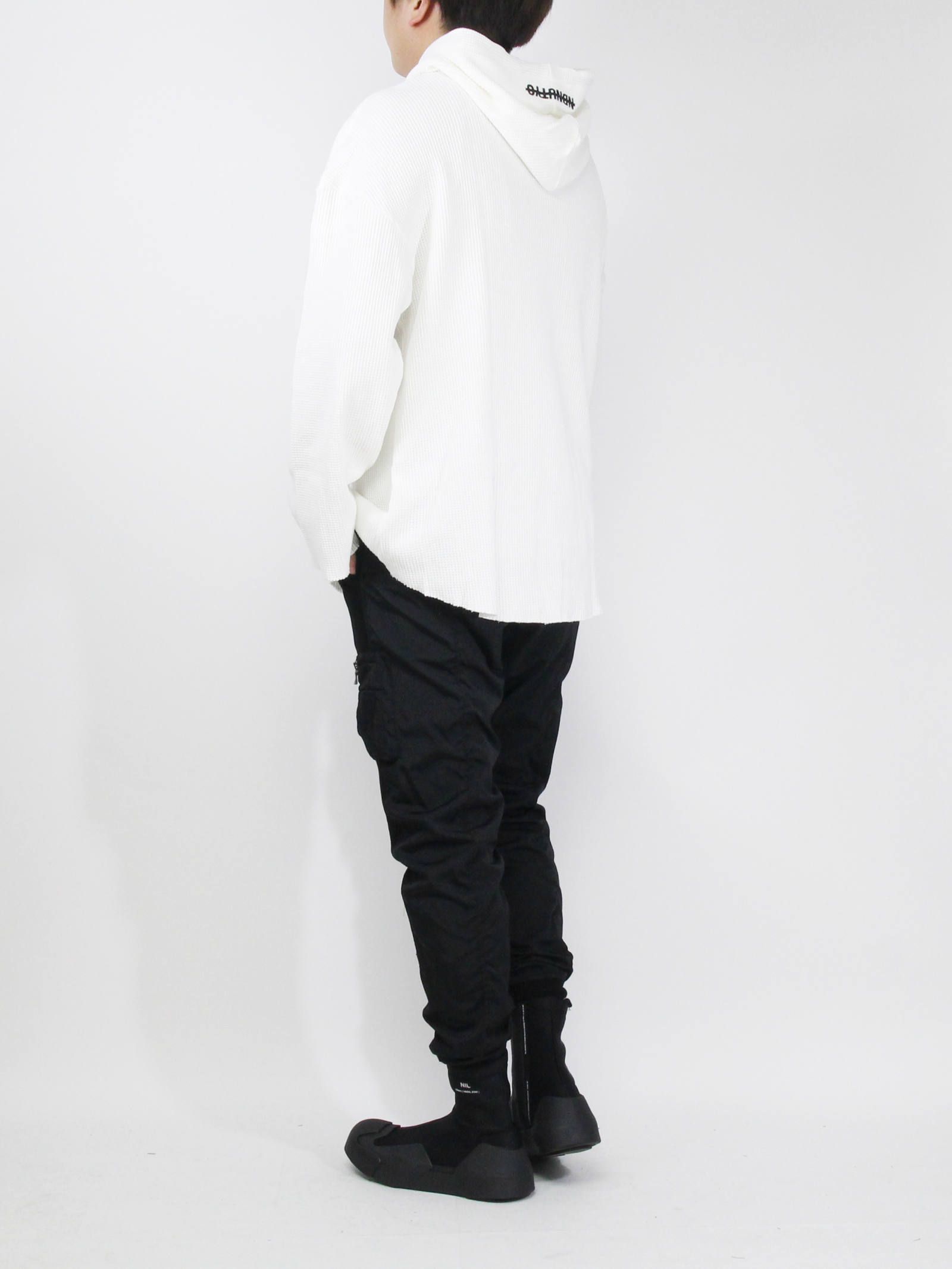 ワッフルプルオーバーフーディー - PULLOVER WAFFLE HOODIE / What