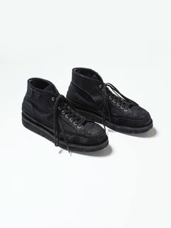コンビネーション厚底スニーカー - BLACK