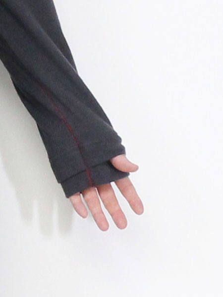 タートルネックウールカットソー ”スーパー140天竺” - GREY