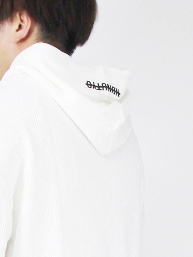 NIL DUE / NIL UN TOKYO ワッフルプルオーバーフーディー NIL DUE / NIL UN TOKYO - ワッフルプルオーバーフーディー