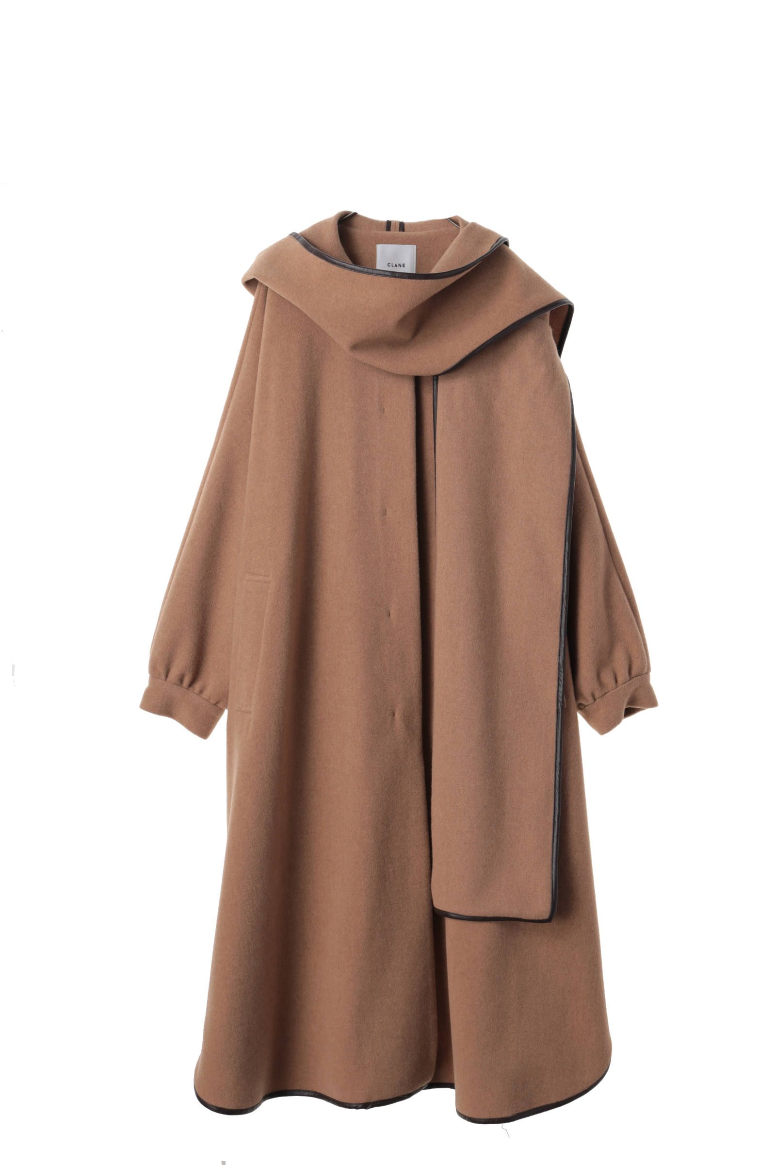 CLANE - ショールフードバルーンコート - SHAWL HOOD BALLOON COAT