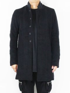 裏毛起毛ロングジャケット