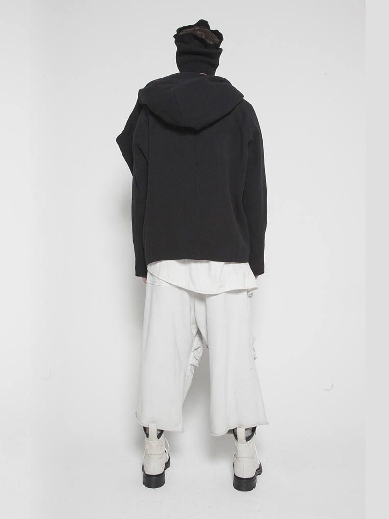 フードブルゾン - GEOMETRIC HOODED JACKET