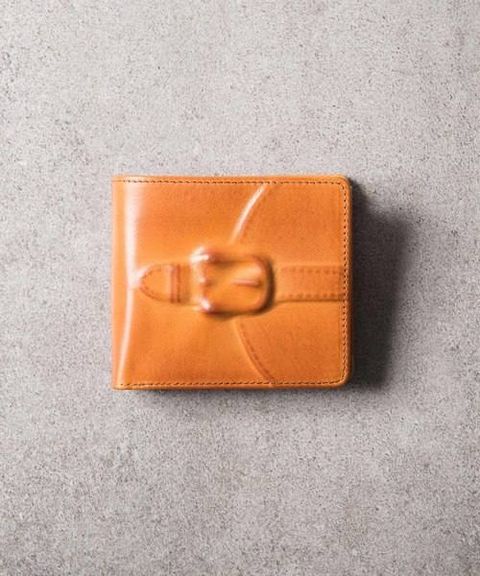 炙り出し二つ折り 財布 - ウオレット - CAMEL