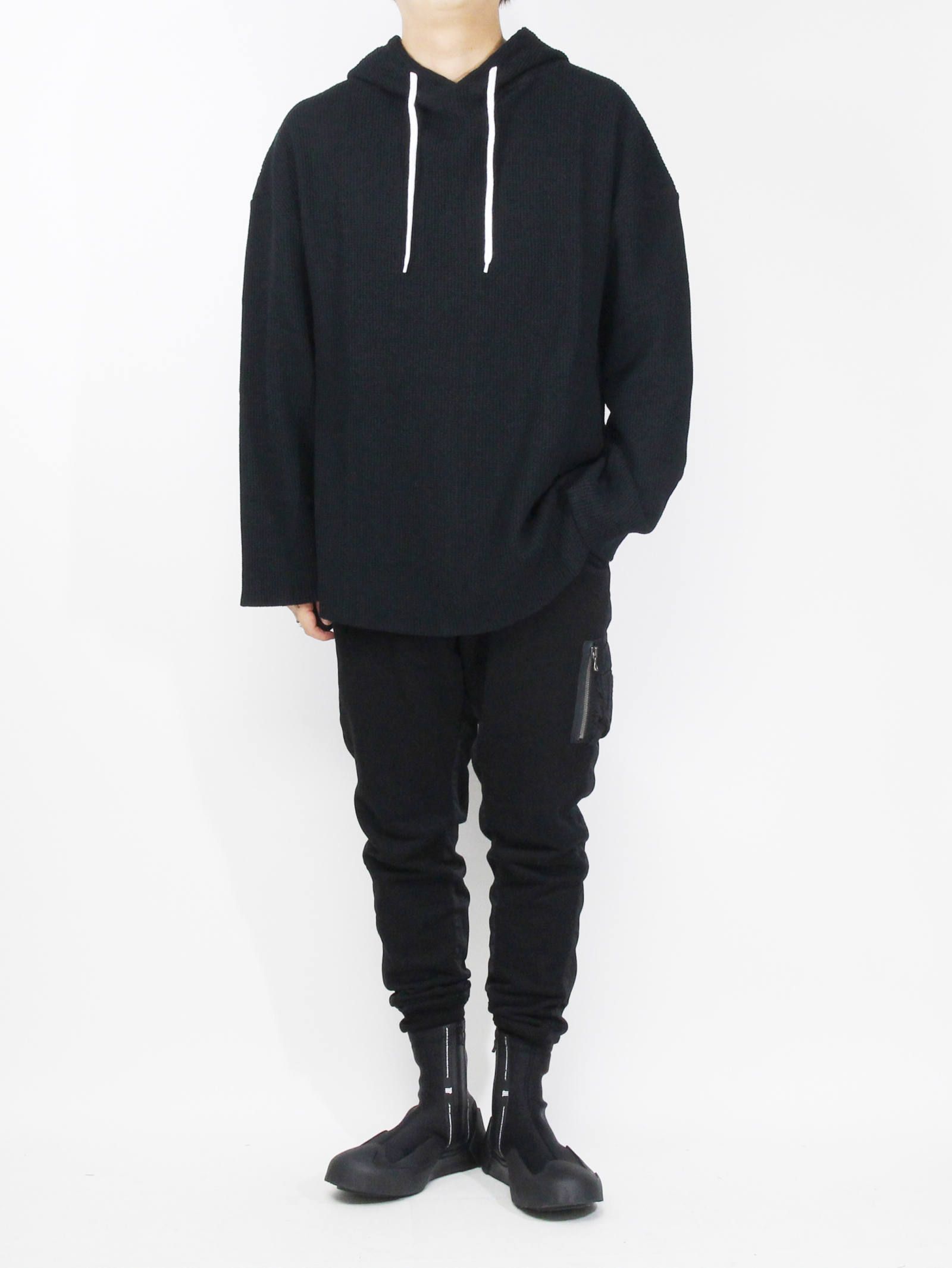 NIL DUE / NIL UN TOKYO ワッフルプルオーバーフーディー NIL DUE / NIL UN TOKYO - ワッフルプルオーバーフーディー