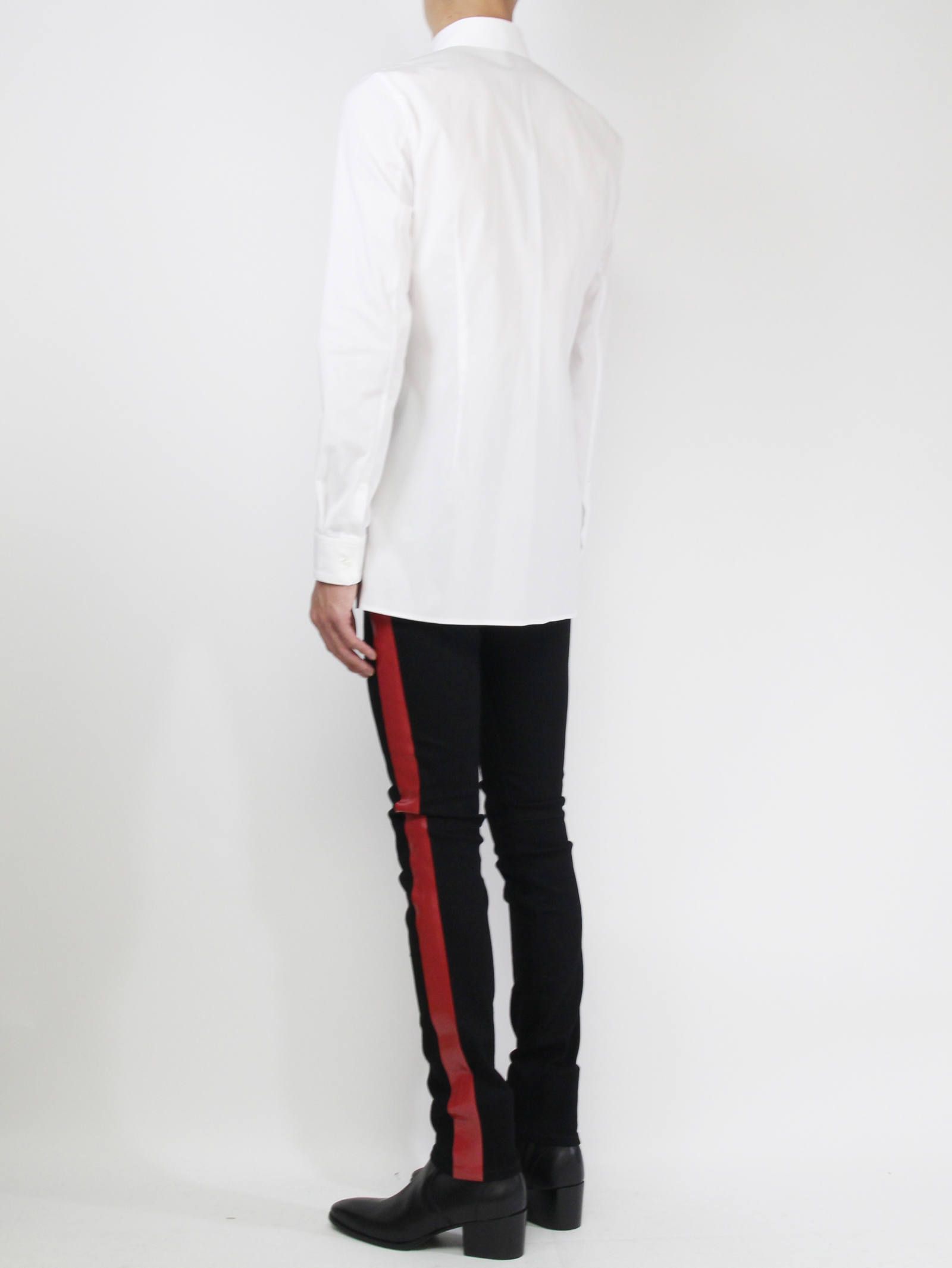 ブロードクロスストレッチシャツ - WHITE
