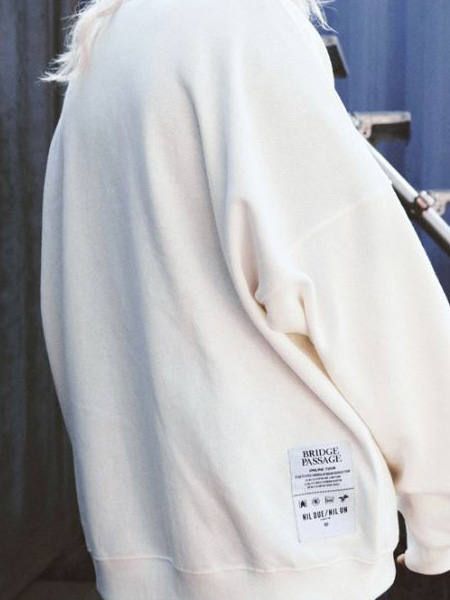 【先行予約】スウェットプルオーバー - BREIDGE PASSAGE SWEAT PULLOVER -WHITE