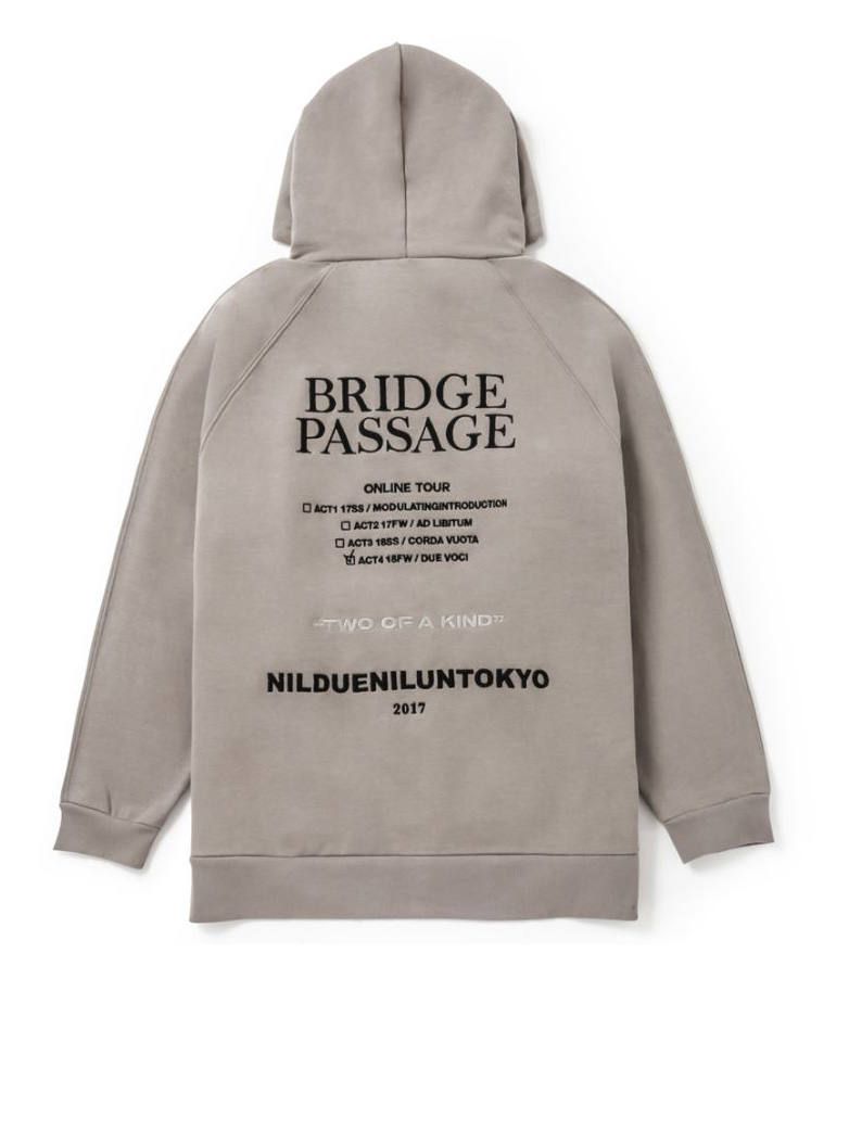 【先行予約】ビッグフーディー - BREIDGE PASSAGE BIG HOODEI - BEIGE