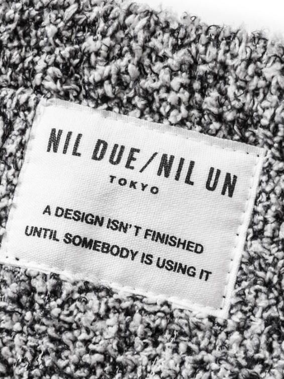 NIL DUE / NIL UN TOKYO - セットアップ - WITE NOISE ZIP HOOD SET UP