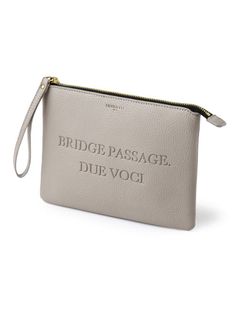 レザークラッチバッグ - LEATHER CLUTH BAG - BEG