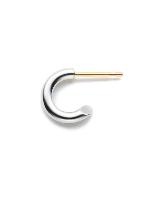 【片耳用】藤原ヒロシ コラボ ピアス HF 001 シルバー メンズ レディース｜18K素材使用・金属アレルギー対応