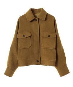 オーバーサイズウールジャケット - OVER SIZE WOOL JACKET - YELLOW