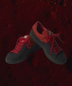ハイブリットハイカットスニーカー -  HALF LOW SNEAKER - BLACK
