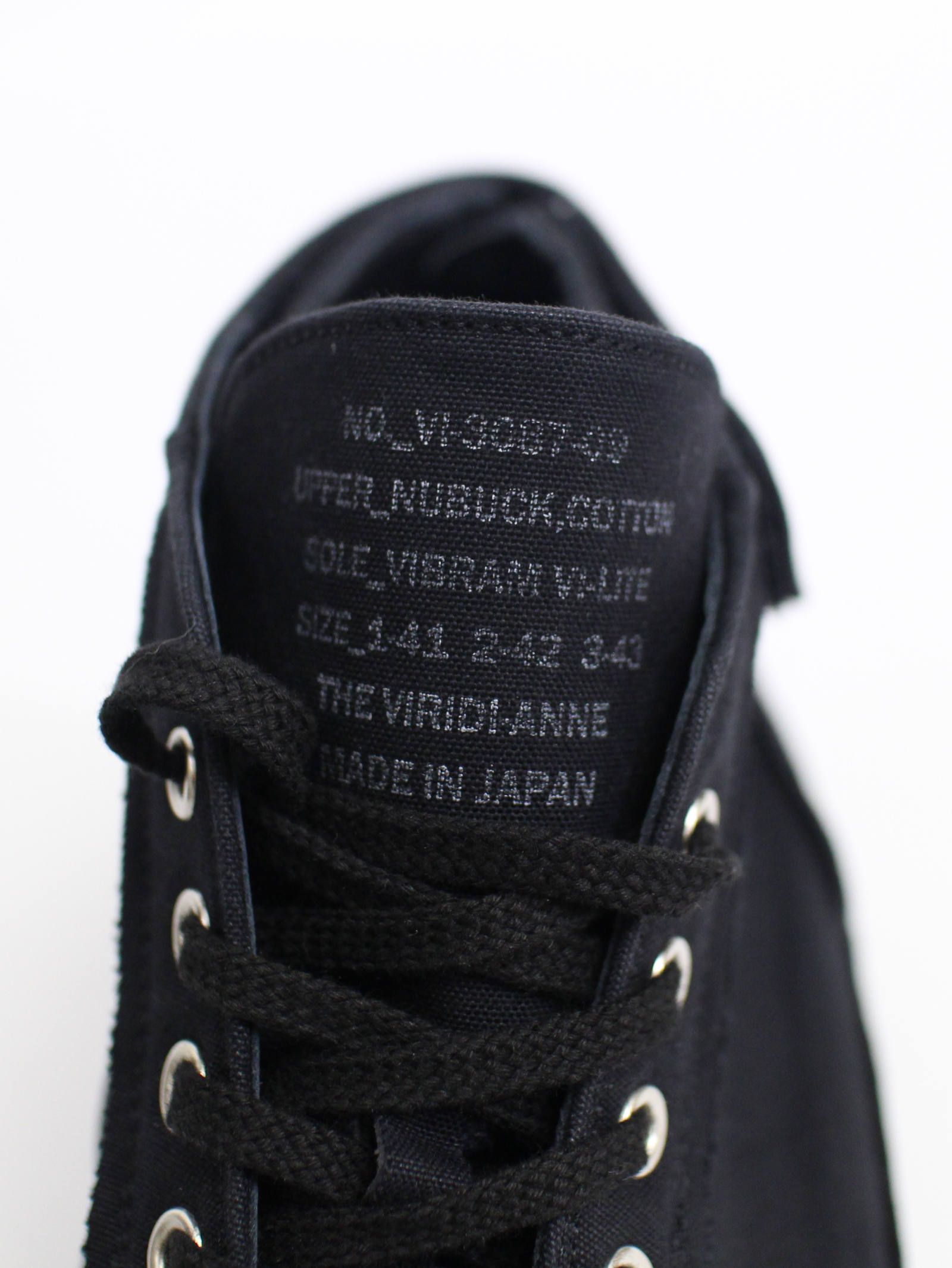 コンビネーション厚底スニーカー - BLACK