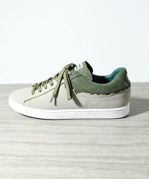 ハイブリットハイカットスニーカー -  HALF LOW SNEAKER -GREE