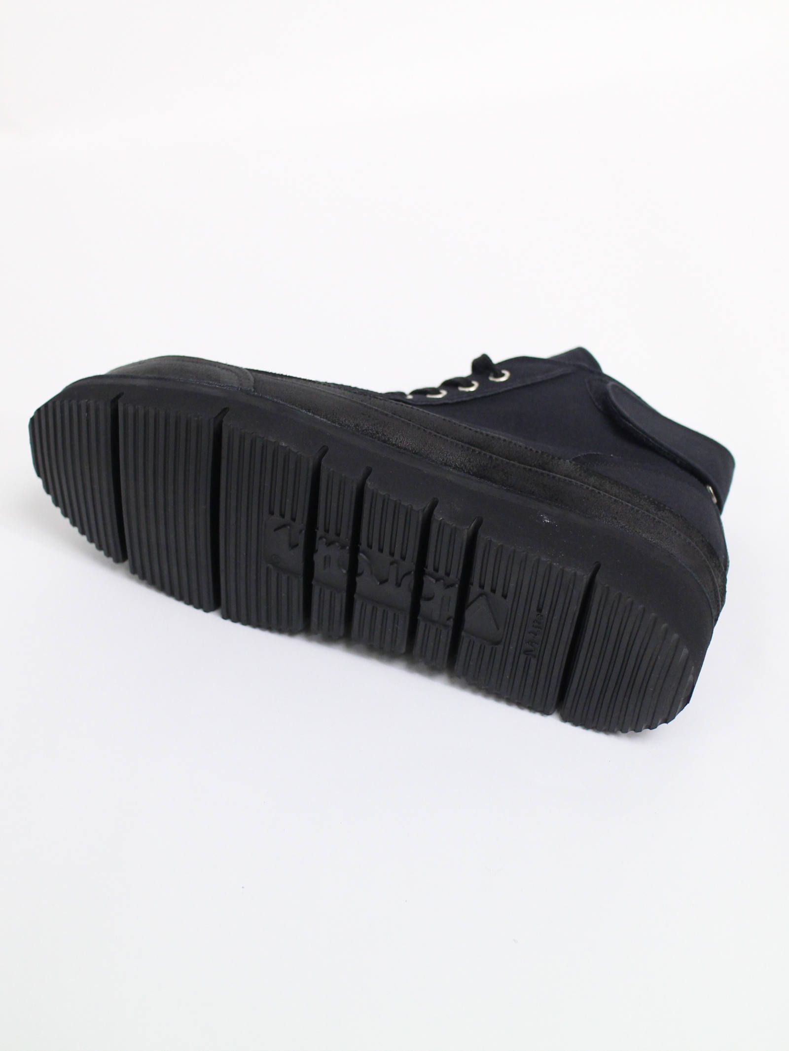 コンビネーション厚底スニーカー - BLACK