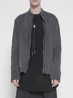 ストレッチデニムブルゾン - 10oz STRETCH DENIM - GREY