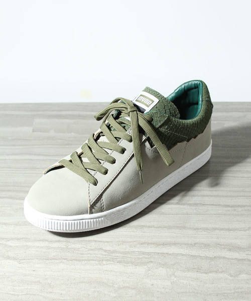 ハイブリットハイカットスニーカー -  HALF LOW SNEAKER -GREE
