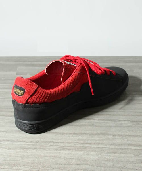 ハイブリットハイカットスニーカー -  HALF LOW SNEAKER - BLACK