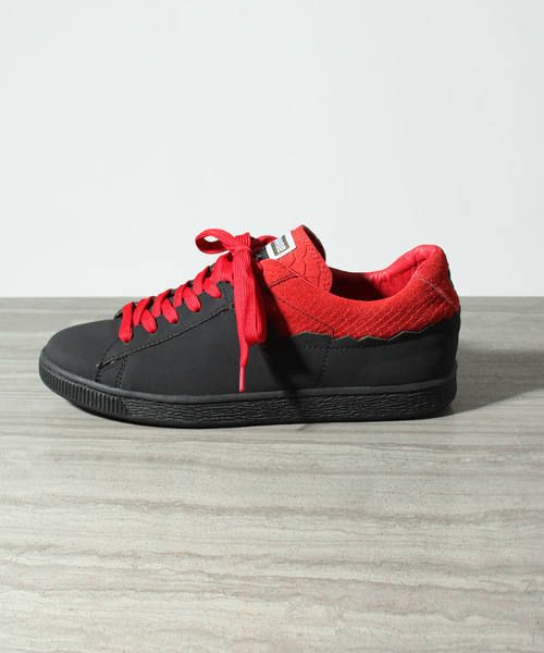 ハイブリットハイカットスニーカー -  HALF LOW SNEAKER - BLACK