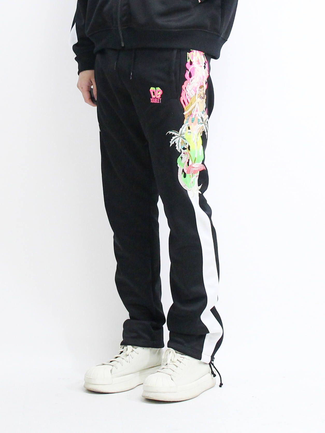 Doublet ダブレット track pants カオス刺繍 トラックパンツ-eastgate.mk